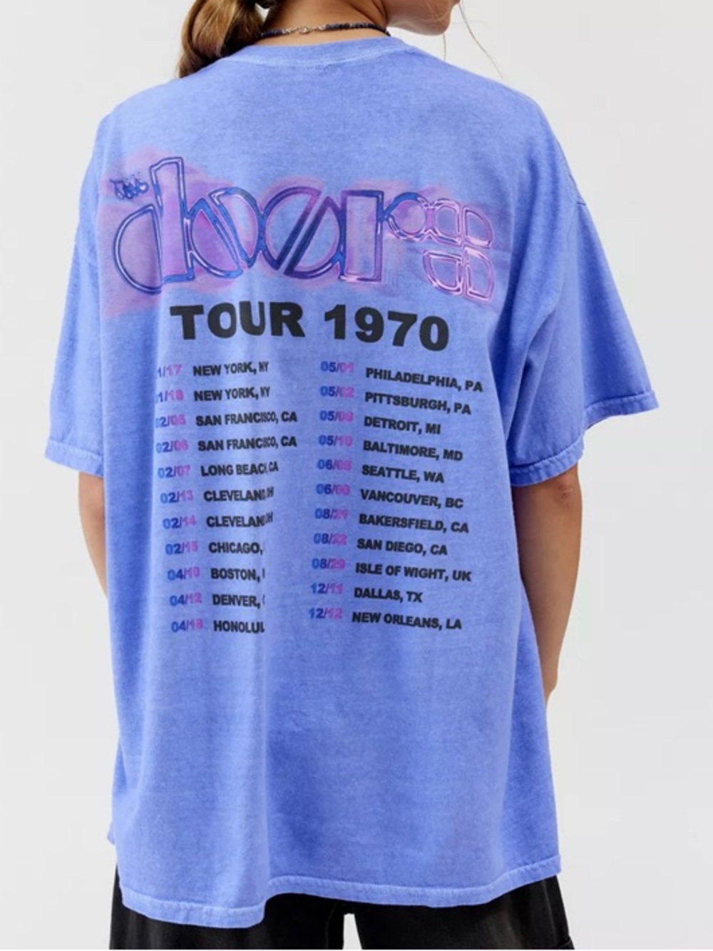 Urban Outfitters The Doors Sun Tour T-Shirt Dress L/XL NWT - Picture 3 of 3